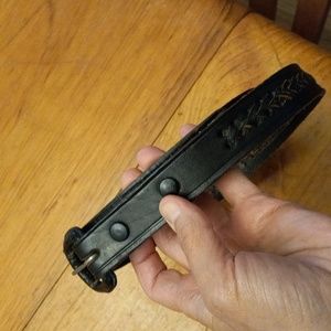 Men's/Women's All Leather Belt Dark Brown 0.78" Width 44.5" Length, almost new